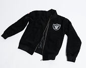 Bunda New Era Team Apparel Melton Bomber Oakland Raiders Black