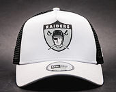 Kšiltovka New Era NFL Throwback Trucker Oakland Raiders 9FORTY White/Official Team Color Snapback