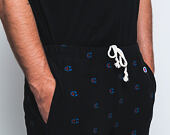 Tepláky Champion Elastic Cuff Pants Mini Logo Print Black