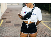 Triko Champion Crewneck T-Shirt Classic Logo White 210972 WW001 WHT
