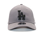 Dětská Kšiltovka New Era League Essential Los Angeles Dodgers 9FORTY Youth Grey Heather/Black Strapb