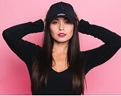 Dámská Kšiltovka New Era Jersey Heather Los Angeles Dodgers 9FORTY Navy Strapback