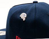 Kšiltovka New Era Character Pin New England Patriots 9FIFTY Official Team Colors Snapback