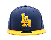 Kšiltovka New Era Chenille Plique Los Angeles Dodgers 59FIFTY Navy/Yellow