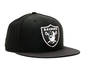 Kšiltovka New Era Black Coll Oakland Raiders 59FIFTY Black