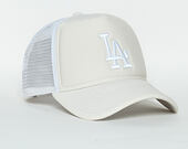Dámská Kšiltovka New Era Essential A-Frame Trucker Los Angeles Dodgers 9FORTY Satin/White Snapback