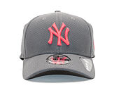 Kšiltovka New Era Diamond Pop New York Yankees 39THIRTY Grey Heather/Lava Red