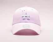 Dámská Kšiltovka New Era Jersey Los Angeles Dodgers 9FORTY Pink/White Strapback