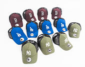 Dětská Kšiltovka New Era Seas Heather Aframe Trucker Boston Red Sox 9FORTY Youth Heather Maroon/Whit