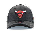 Kšiltovka New Era Heather Team Chicago Bulls 39THIRTY Heather Black