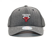 Kšiltovka Mitchell & Ness Poly Herringbone 110 Chicago Bulls Grey/Black Snapback