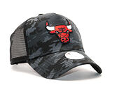 Dámská Kšiltovka New Era Camo Team Aframe Trucker Chicago Bulls 9FORTY Black Camo Snapback