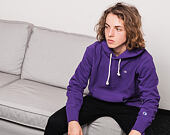 Mikina S Kapucí Champion Hooded Mini Logo Sweatshirt Purple