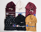 Mikina S Kapucí Champion Classic Logo Hooded Sweatshirt Brown