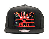 Kšiltovka Mitchell & Ness Weald Patch Chicago Bulls Black Snapback