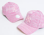Dámská Kšiltovka New Era Engineered Fit New York Yankees 9FORTY Pink/Grey Heather Strapback