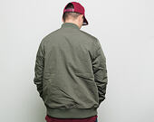 Bunda New Era Branded Sherpa Bomber New Olive