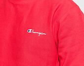 Mikina Champion Crewneck Sweatshirt Mini Classic Logo Red