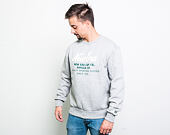 Mikina New Era Branded Cap Co. Crewneck Light Grey Heather
