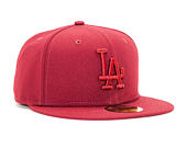 Kšiltovka New Era 59FIFTY Los Angeles Dodgers League Essential Cardinal