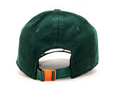 Kšiltovka New Era 9FORTY Detroit Tigers Winter Utility Melton Dark Green/Orange Clipback