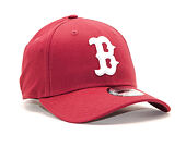 Kšiltovka New Era 9FORTY Boston Red Sox League Essential Cardinal/White Strapback