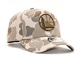 Kšiltovka New Era 9FORTY A-Frame Golden State Warriors Light Green Camo Snapback