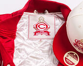 Bunda New Era Cincinnati Reds 1990 Ws Winners Varsity Jacket Scarlet