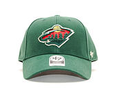 Kšiltovka 47 Brand Minnesota Wild MVP Dark Green Strapback