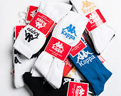Ponožky Kappa Authentic Ailel 3 Pack White/Black