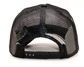 Kšiltovka New Era 9FORTY A-Frame Trucker New York Yankees Essential Jersey Black/Black Snapback