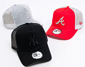 Kšiltovka New Era 9FORTY A-Frame Trucker Detroit Tigers Essential Jersey Gray/Gray Snapback