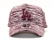 Kšiltovka New Era 9FORTY A-Frame Los Angeles Dodgers Engineered Fit Maroon/White Snapback