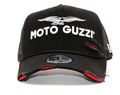 Kšiltovka New Era 9FORTY A-Frame Trucker Motto Guzzi Piaggio Worn Black Snapback