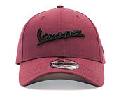 Kšiltovka New Era 9FORTY Vespa Piaggio Essential Maroon Strapback