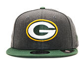 Kšiltovka New Era 9FIFTY Green Bay Packers Grey Heather/OTC Snapback