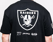 Triko New Era Oakland Raiders Oversized Super Bowl Tee Black