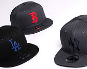 Kšiltovka New Era 9FIFTY Boston Red Sox Grey Heather/Scarlet Snapback