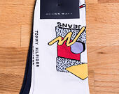 Ponožky Tommy Hilfiger Tommy Jeans Old Skool Logo 2 Pack White 391005001 300