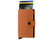 Peněženka Secrid Miniwallet Perforated Cognac