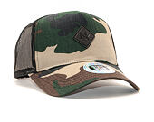 Kšiltovka STATEWEAR Fortham Trucker Cap Camo Snapback