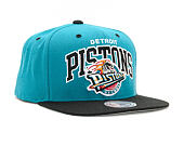 Kšiltovka Mitchell & Ness INTL226 Detroit Pistons HWC Team Arch Snapback