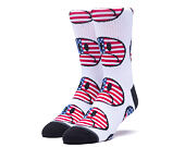 Ponožky HUF Bummer USA White