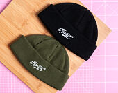 Kulich Kangol  Vintage Script Logo Beanie Winter Moss Green