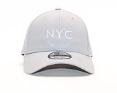 Kšiltovka New Era 9FORTY NYC Seasonal Grey / Optic White Strapback