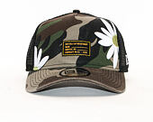 Kšiltovka New Era 9FORTY Trucker Military Flower Woodland Camo Snapback