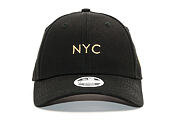 Dámská Kšiltovka New Era 9FORTY Womens NYC Black Strapback