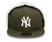 Kšiltovka New Era 59FIFTY Dogear League Essential New York Yankees New Olive/White
