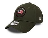 Kšiltovka New Era 9FORTY Flagged New Olive