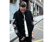 Bunda New Era NBA Patch Varsity Jacket 6 Teams Black